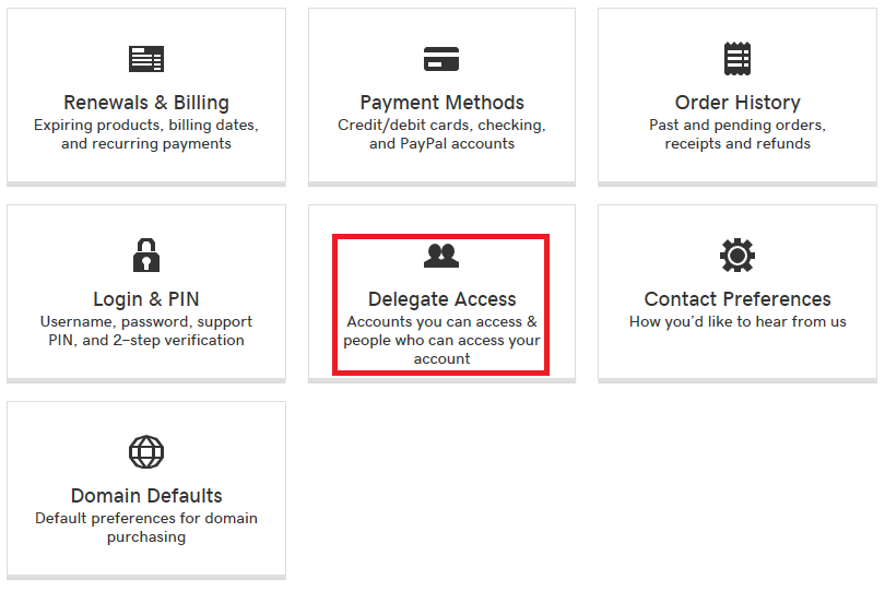 Delegate Access